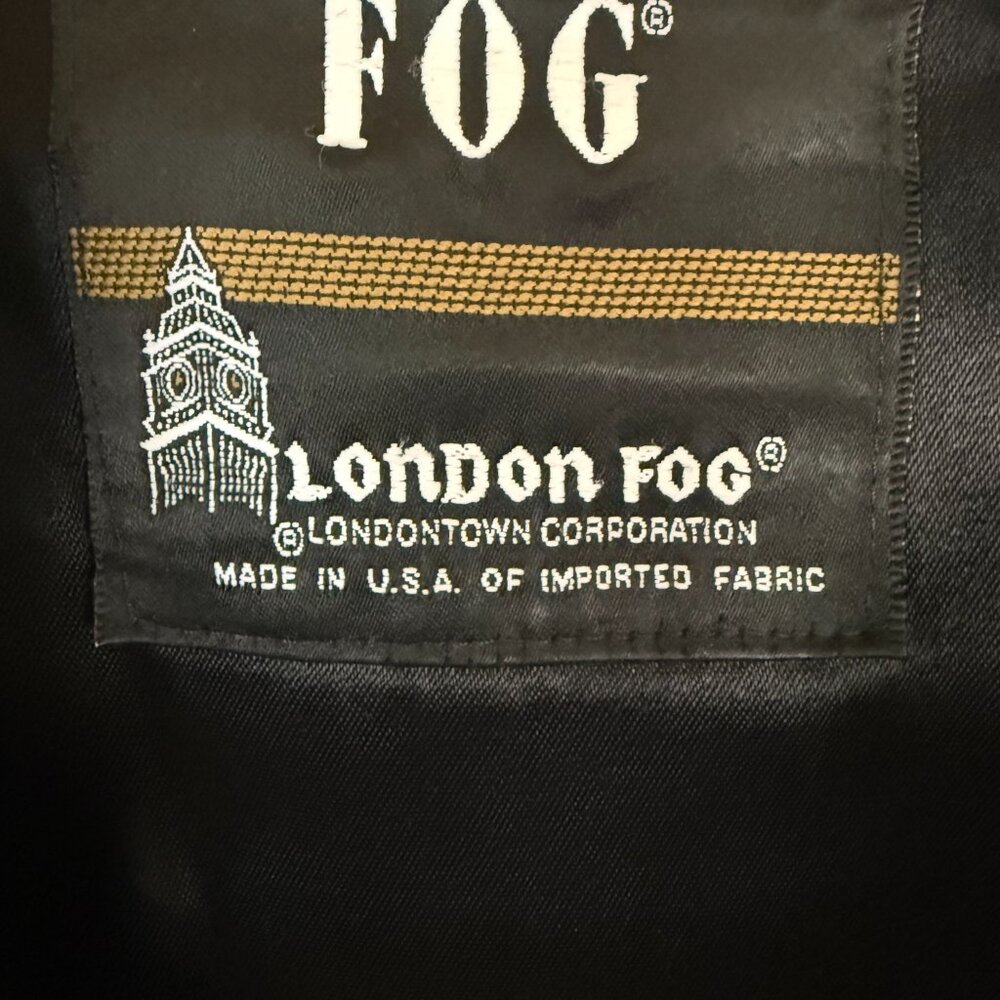 Vintage Men's London Fog Single Breasted Trench Coat Made in USA - Picture 5 of 6